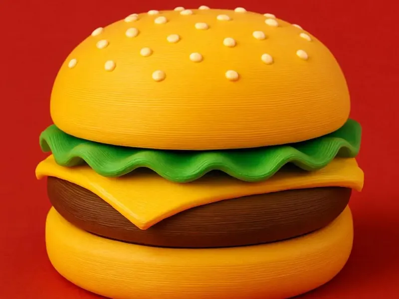 Hamburger decoration