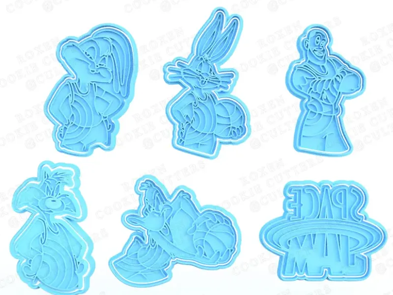Set di 6 tagliabiscotti Space Jam