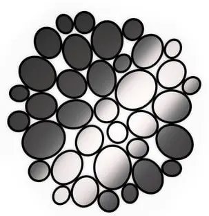 Mirror decor shirma