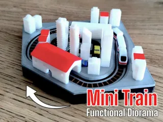Mini Train - Functional City Diorama
