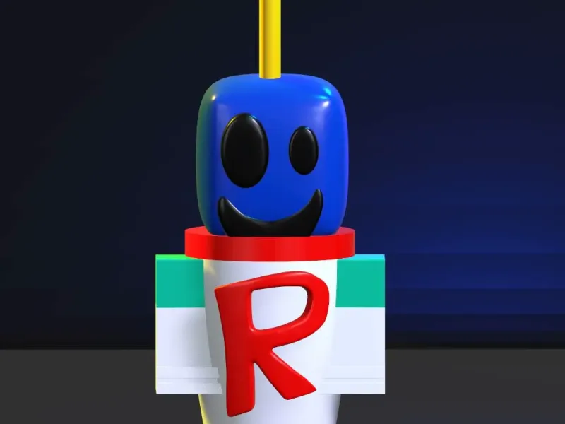 Milkshake Timeless Roblox STL 3D Model 3mf Multicolor Fanart