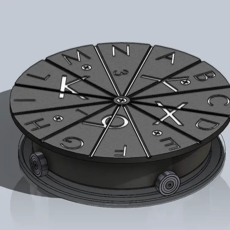 Manual scanner turntable
