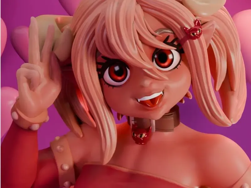 Cheerful succubus