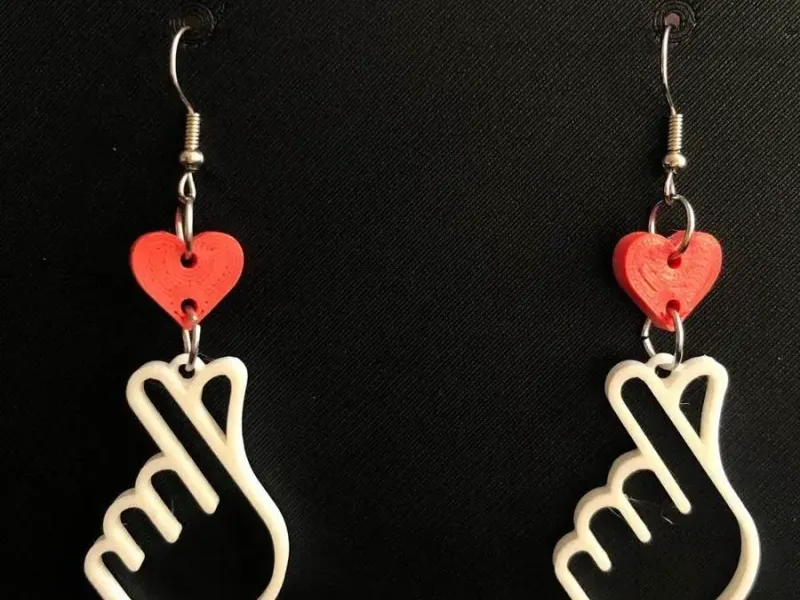 Earring K-pop korean love pendientes aros