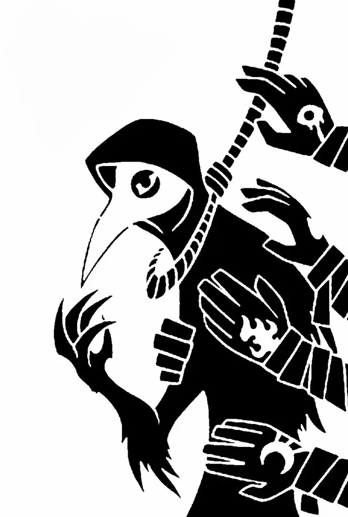 Plague Doctor stencil