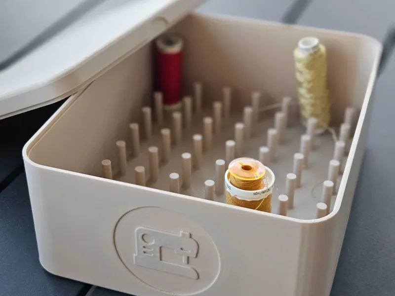 Sewing thread box
