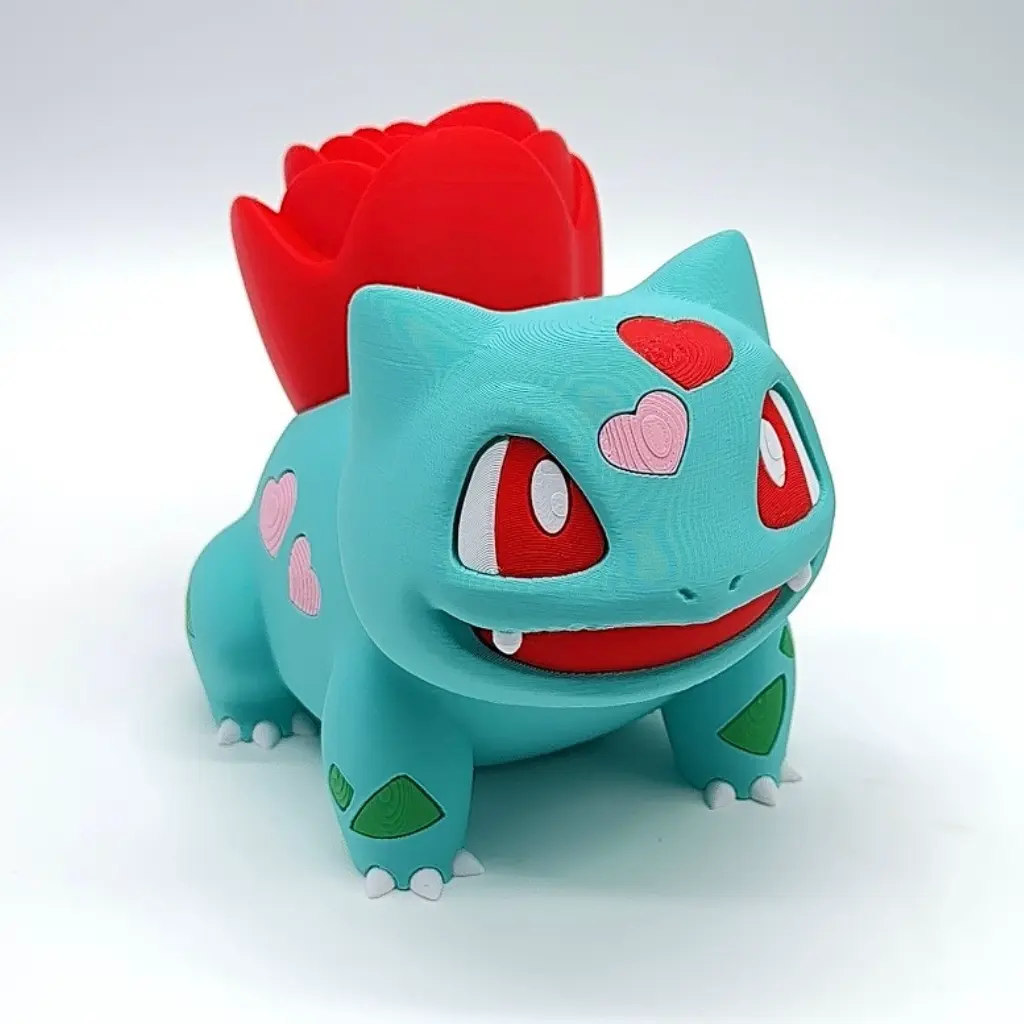 POKEMON BULBASAUR - FLOWER - BY COLORS | 3D models download | Creality ...