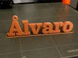 llavero nombre Álvaro -0