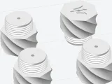 4 Bouchons Bouteille plongée M25x2 / Sigle TRITON-0