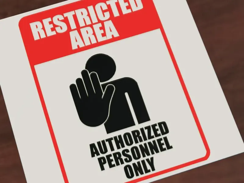 Restricted area. Authorized personnel only