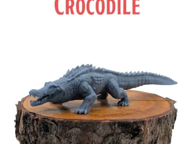 DnD TTRPG Krokodil Miniatuur