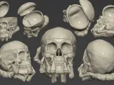 Halloween skull candy box-0