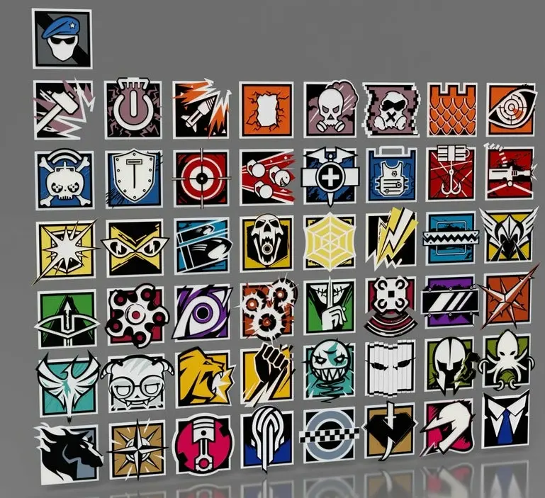 RAINBOW SIX SIEGE ICONS