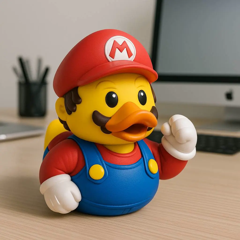 Rubber Duck - Super Mario model - 3D print