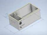 3D-gedruckte Akku-Box mit integriertem Schalter & Ladebuchse-1