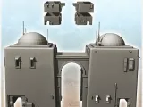 Tatooine futuristic building with roof spheres and large cen-1