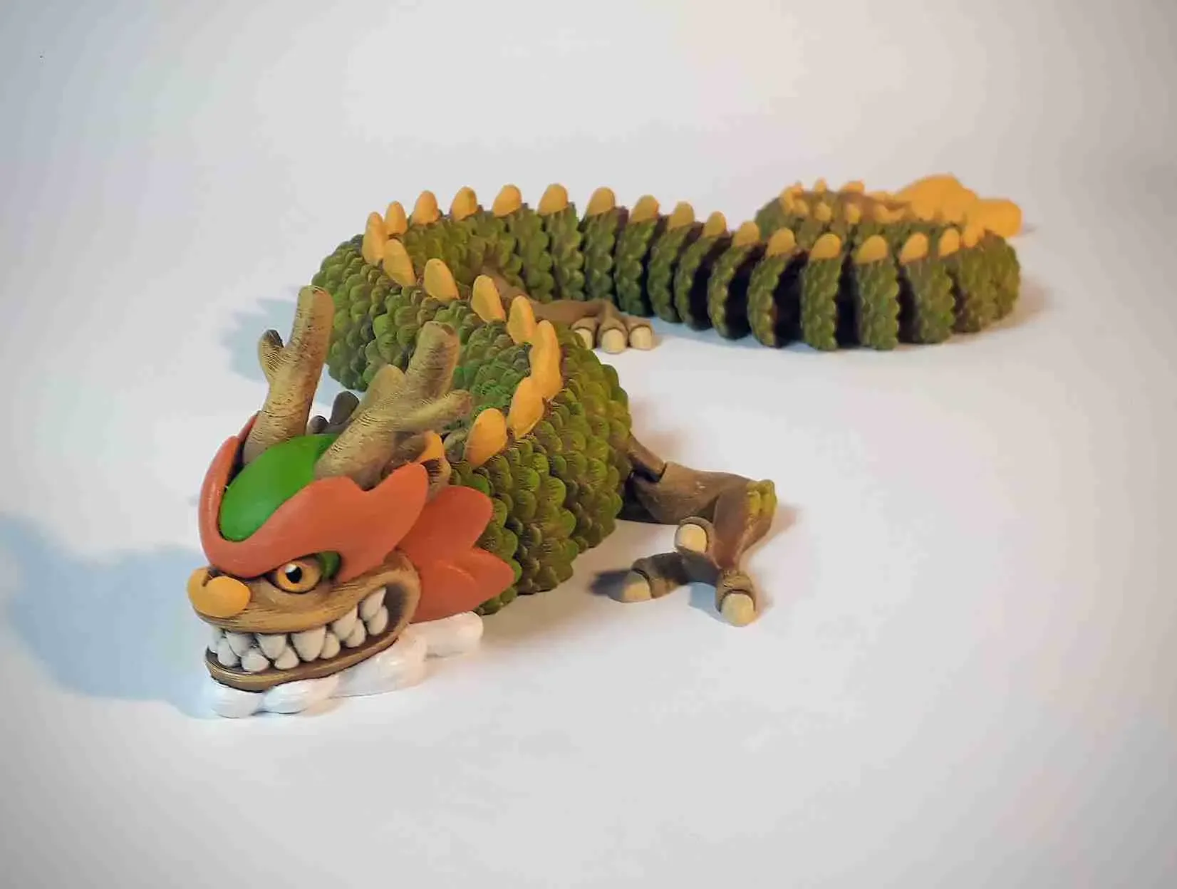 ARTICULATED LEGENDARY DRAGON - PRINT- IN- PLACE