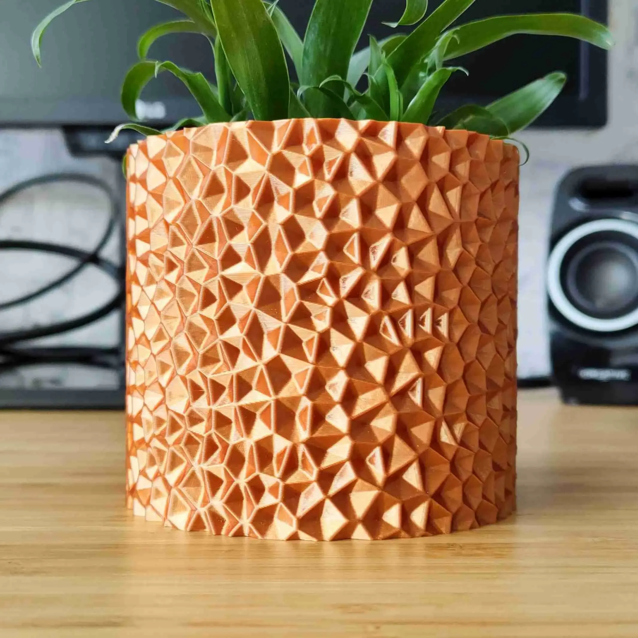 Pyrite Voronoi Pot and Planter - Vase mode design