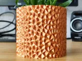 Pyrite Voronoi Pot and Planter - Vase mode design-0
