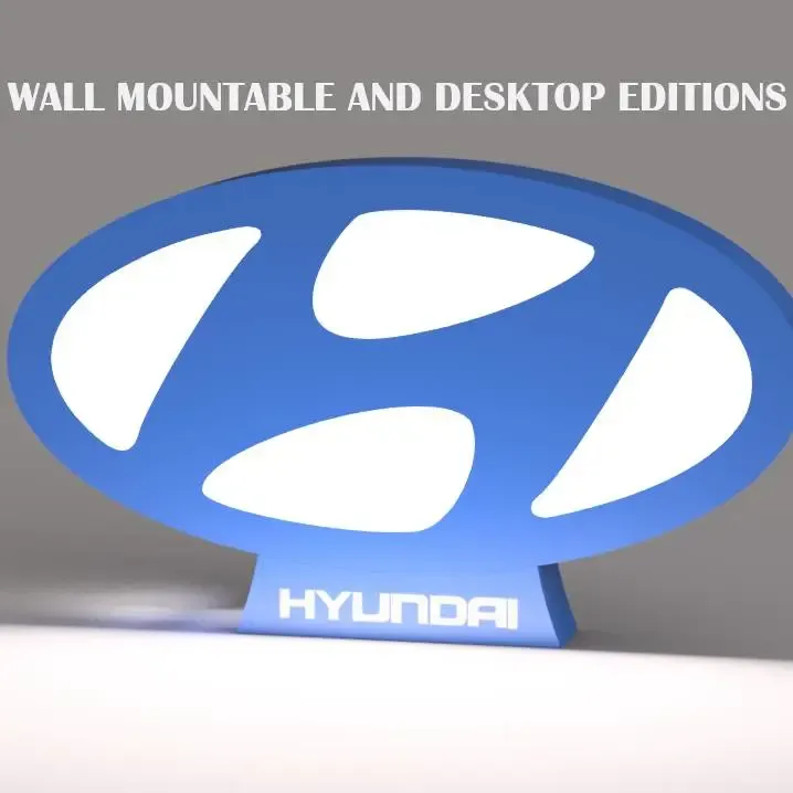 Boîte lumineuse Hyundai
