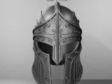 Fantasy Medieval Knight Helmet – Highly Detailed Armor Style-0