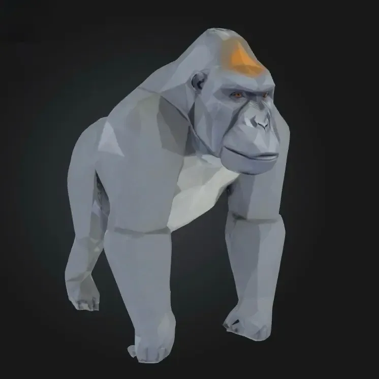 Low-Poly Gorilla