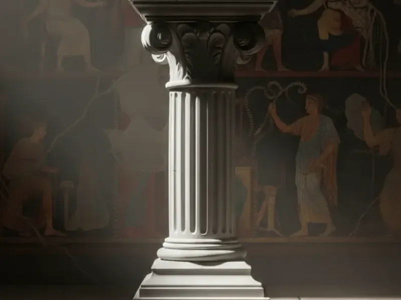 GREEK ROMAN COLUMN.