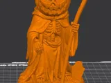 Grim Pumpkin King Statue-2