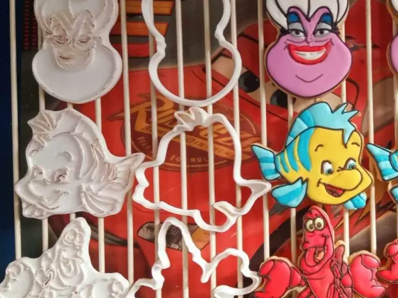 Die kleine Meerjungfrau (Flanders, Sebastian, Ursula) Keksausstecher
