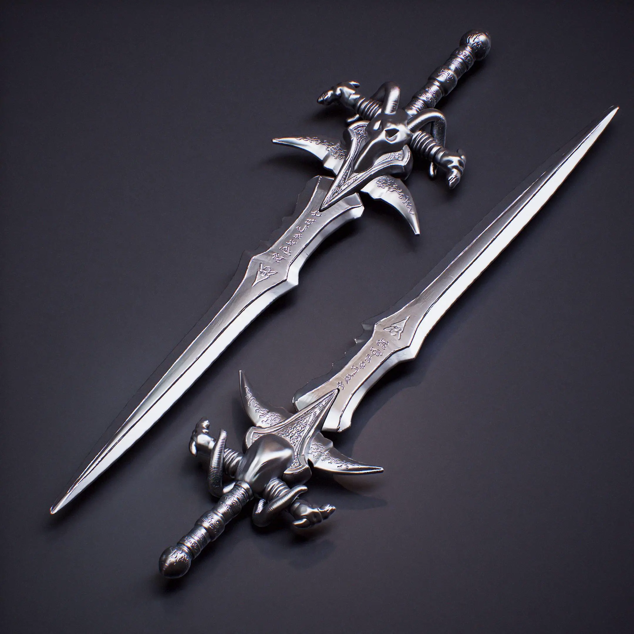 Frostmourne sword to be printed in parts - Wow