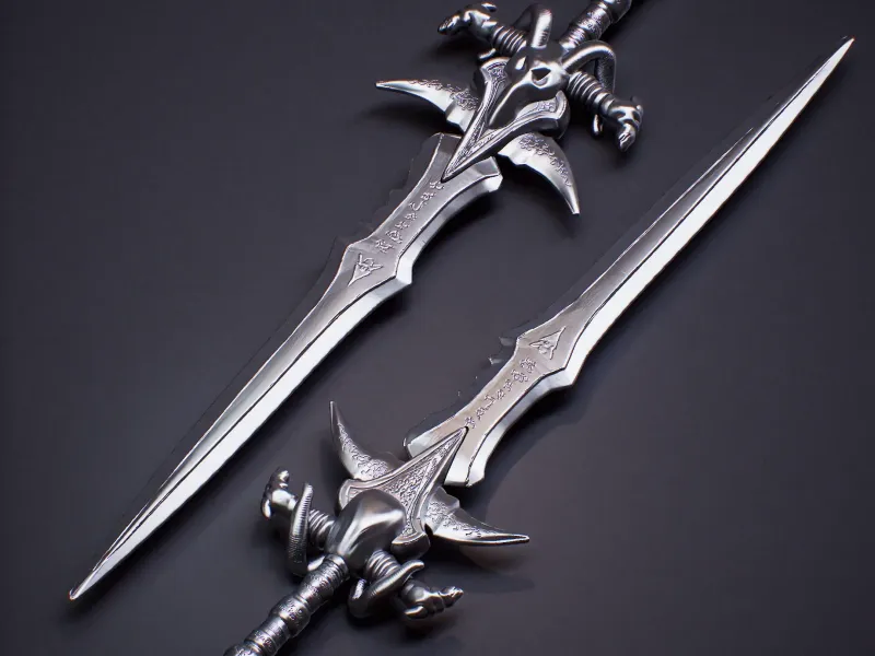 Frostmourne sword to be printed in parts - Wow