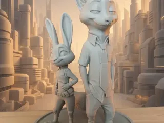 ZOOTROPOLIS - Nick and Judy