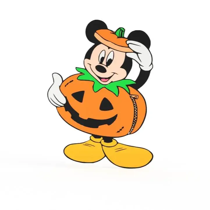 Mickey Mouse Halloween Wall Art