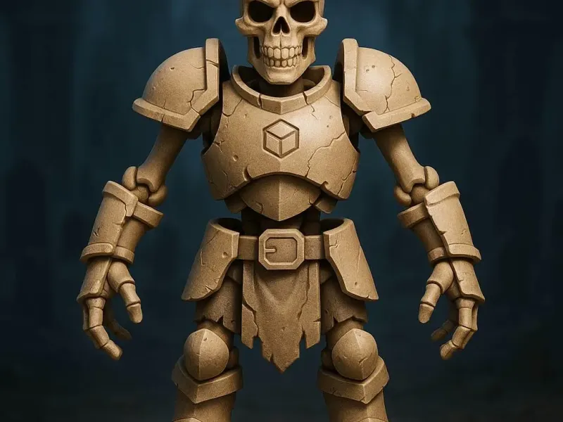 RPG TableTop Skeletion Warrior