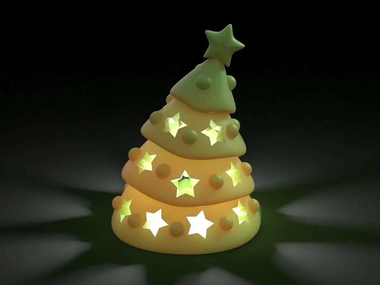 Arbre de Noël à ampoules LED