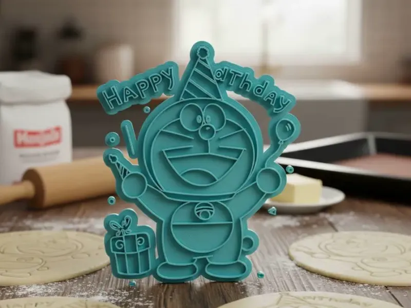 doraemon party cookie cutter
