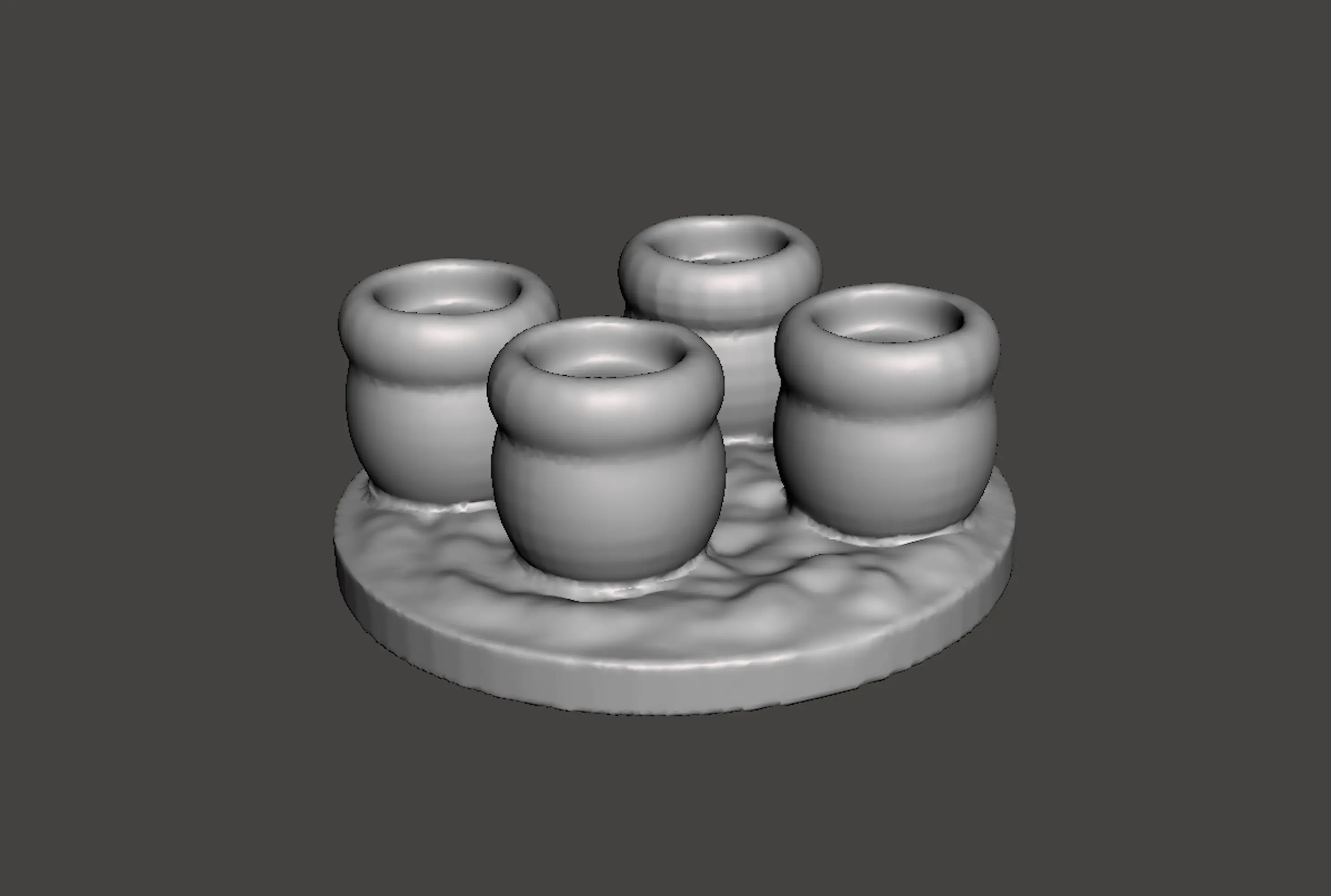 Clay Jars (Gaming Miniatures prop piece)