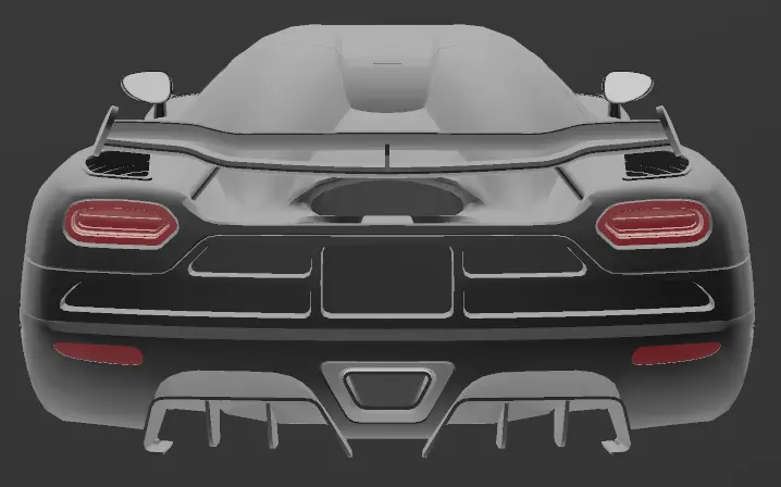 KOENIGSEGG AGERA X RC BODY
