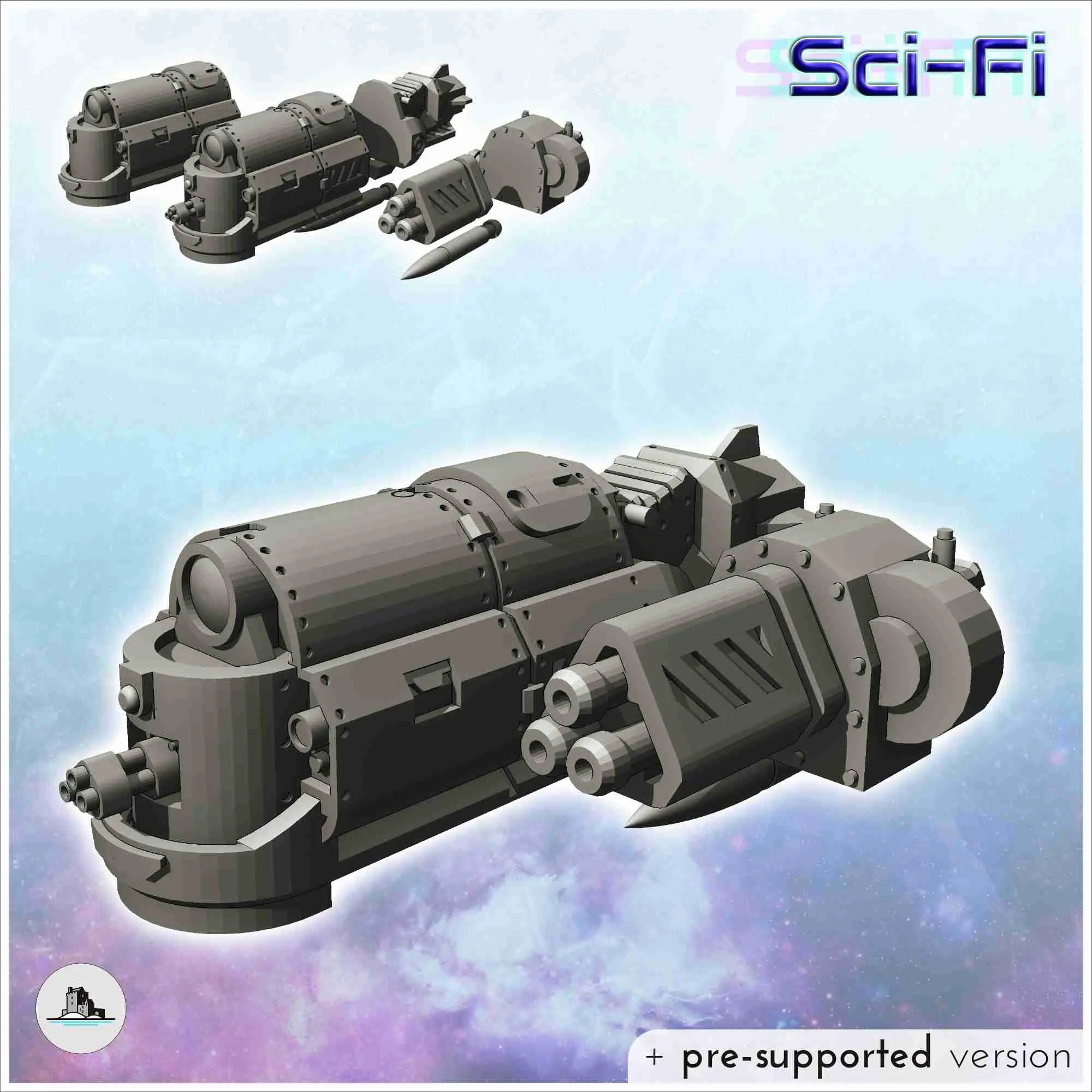 Sci-Fi Bodenfahrzeuge Pack Nr. 1 - Miniaturen Warhammer 40k