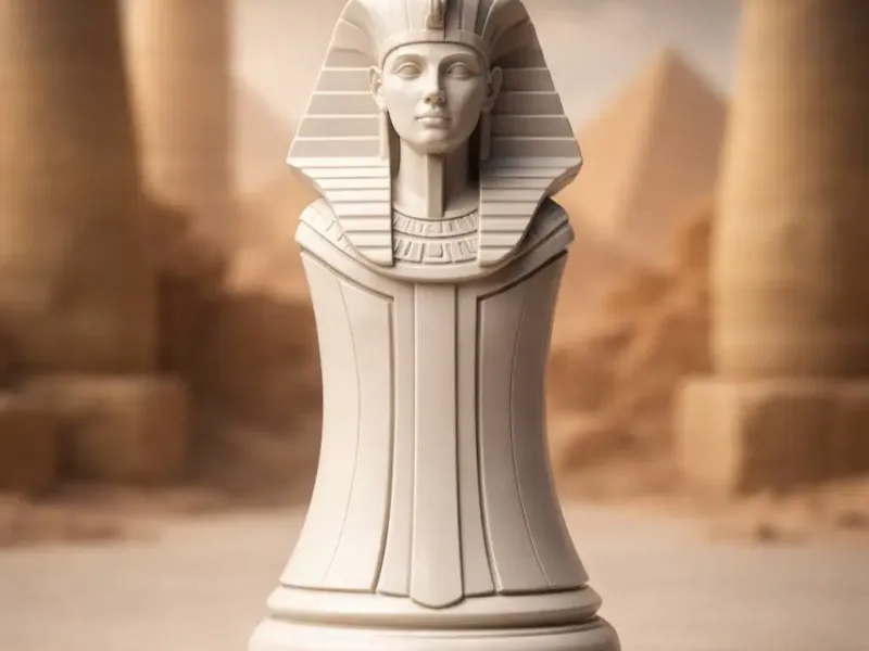 King Pharaoh Egyptian Chess Piece