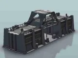 Post-apocalyptic Outpost - sci-fi science fiction future 40k-1