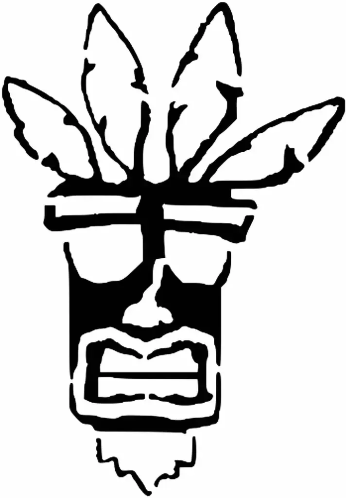 Aku Aku stencil