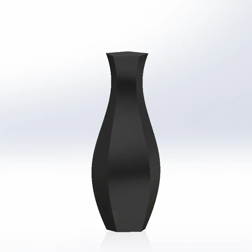 Pentagonal vase
