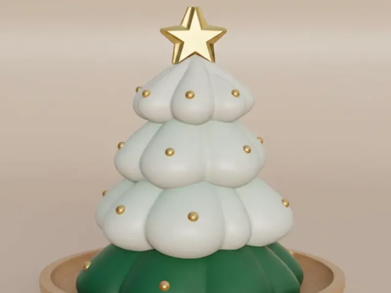 Bonsai style Christmas tree