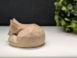 Low Poly Sleeping Fox-7