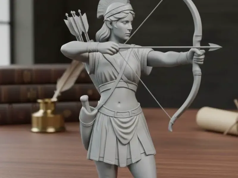 statue of the Greek goddess Artemis