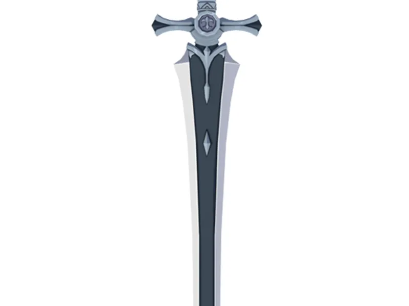 Genshin Impacto - Gran Espada de Hierro Blanco