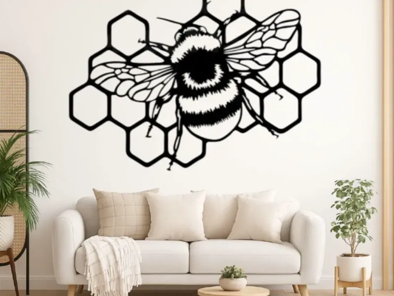 WallArt Honey Bee