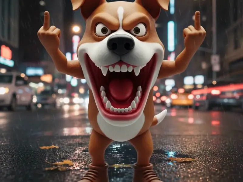 Cachorro "bravo"