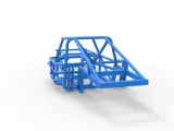 Dirt Modified stok arabasının şasisi Ölçek 1:25-8